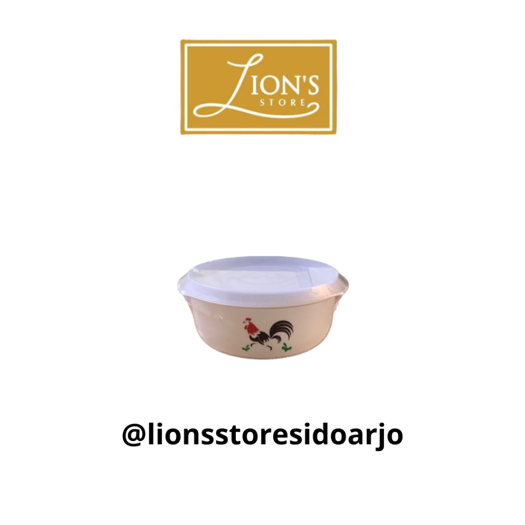 Basic Home Food Case Emilia Mangkuk Plastik Tutup / Mangkok Tutup Plastik 750 Ml BBC-2