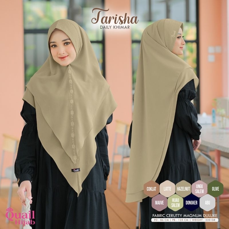 TARISHA QUAIL HIJAB KHIMAR PESTA KHIMAR KONDANGAN