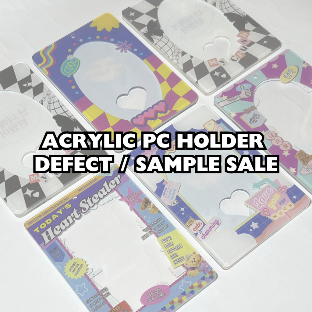 [READY / BACA DESKRIPSI] ACRYLIC CAHOL CLEARANCE SALE