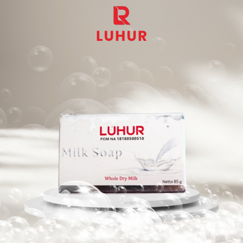 Milk Soap Luhur Skincare Sabun Susu Sapi Pemutih Badan Permanen untuk Remaja Wajah Muka Kulit Aman A