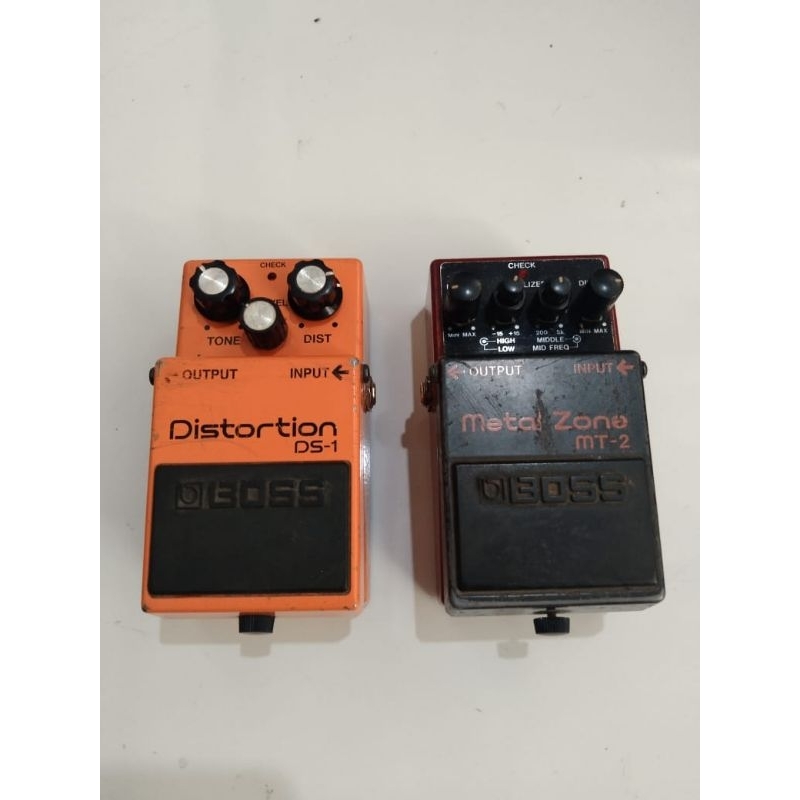 efek boss distortion dan metalzone second