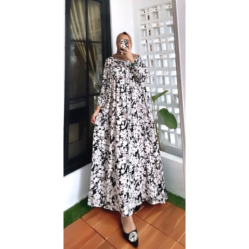 DRESS ZARA SILANG / GAMIS RAYON PREMIUM