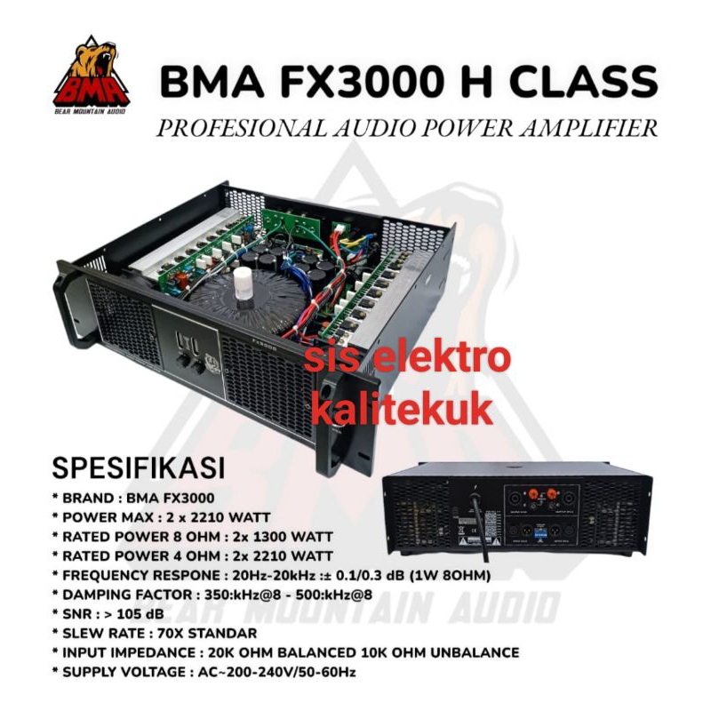 Power BMA FX3000 Original