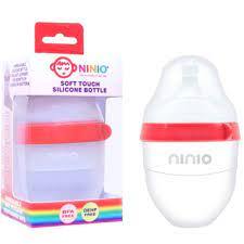 NINIO Botol Susu Dot Silicon Bayi 100ml BSM101
