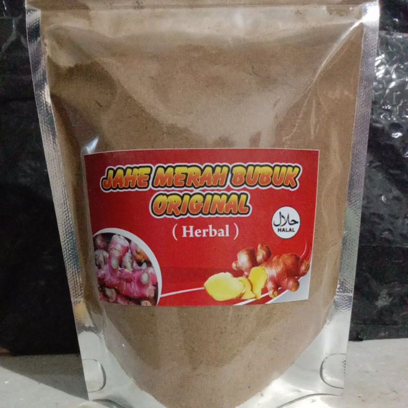 

Jahe Merah Bubuk Murni| Extra pedas| Strong| Original| Tanpa Campuran|100g