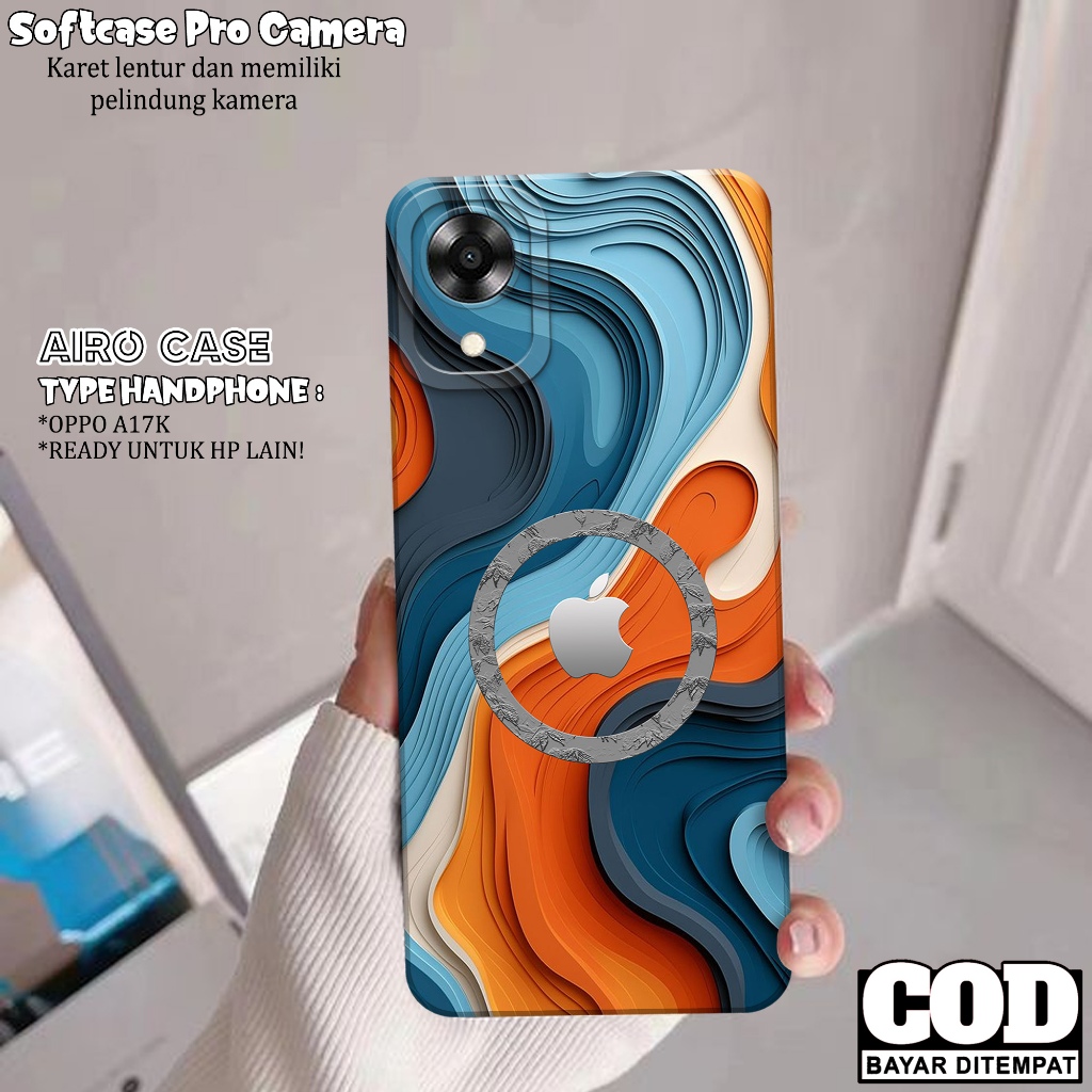 Case Oppo A17K - Softcase Oppo A17K - Softcase Pro Camera - AIRO CASE - Case Tpu - Casing Oppo A17K 