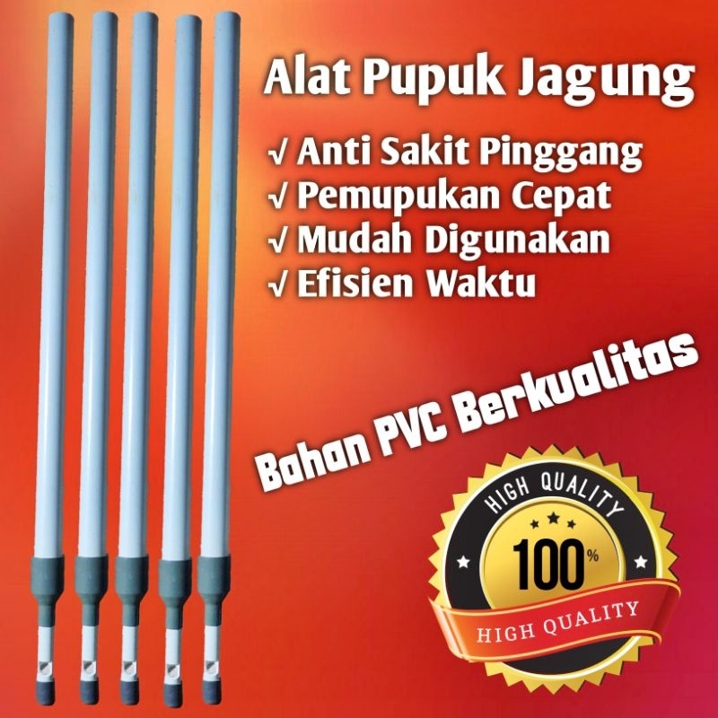 Alat Pupuk Jagung Anti Sakit Pinggang tabur pupuk pipa pvc " " paket lengkap " '