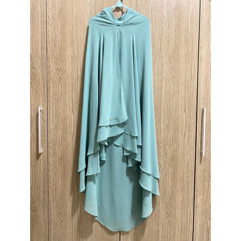 khimar syari sisesa 2 layer