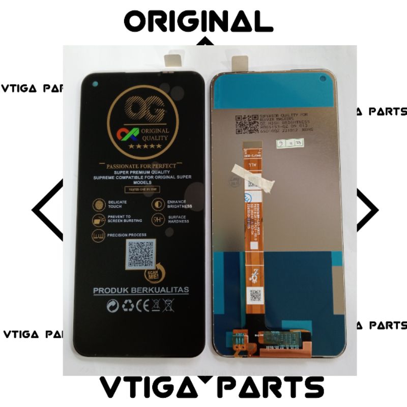 LCD FULL SET REALME C17 ORII BLACK