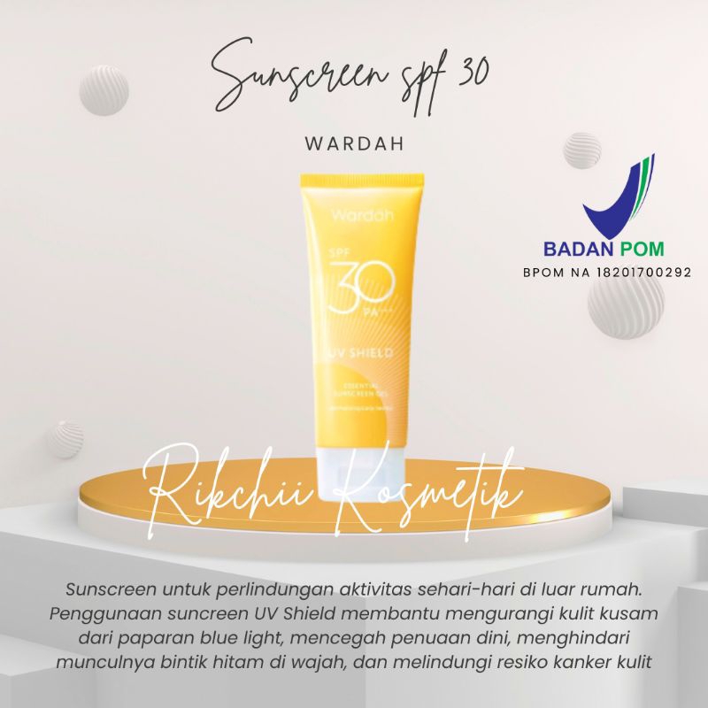 WARDAH SUNSCREEN SPF 30 / Sunscreen wardah spf 30 / Sunscreen Wardah