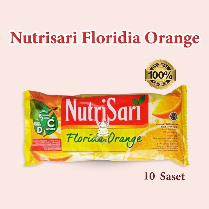 

Nutrisari Floridia Orange isi10 saset