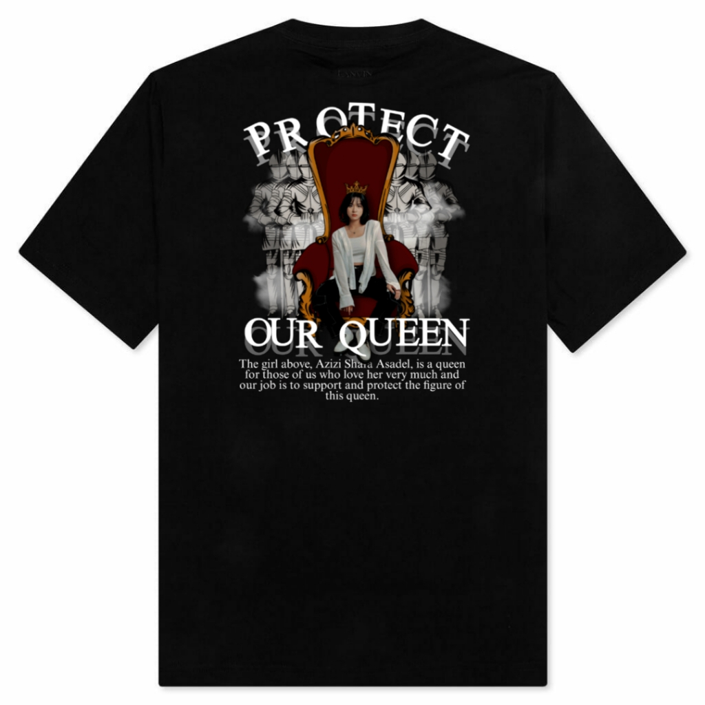 KAOS JKT48 ZEE CUSTOM,T-shirt JKT48, Kaos Oshi,KAOS PROTECT OUR QUEEN