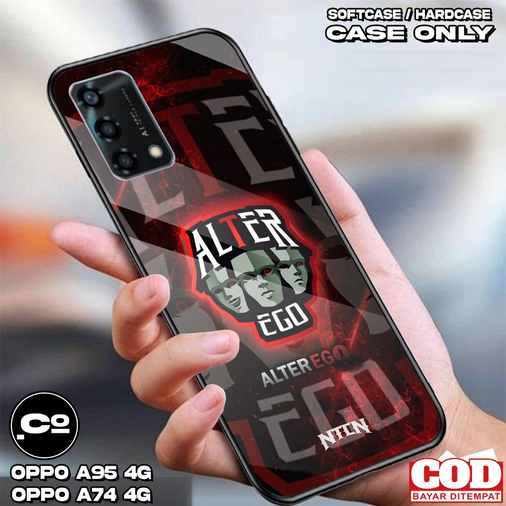 Case OPPO A95 4G / OPPO A74 4G - Casing OPPO A95 4G / OPPO A74 4G  [ AE ] Silikon OPPO A95 4G / OPPO