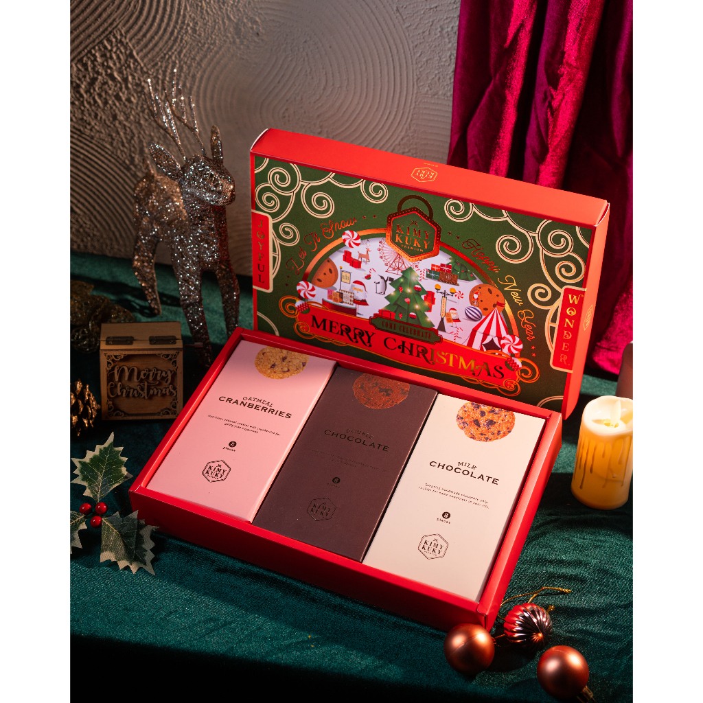 

Special Christmas Edition/Cookies/ Kimy Kuky Gift Set/ Parcel Natal