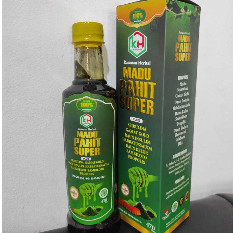 

Madu Pahit Super Plus Spirulina Daun Insulin Gamat Gold Khalifah