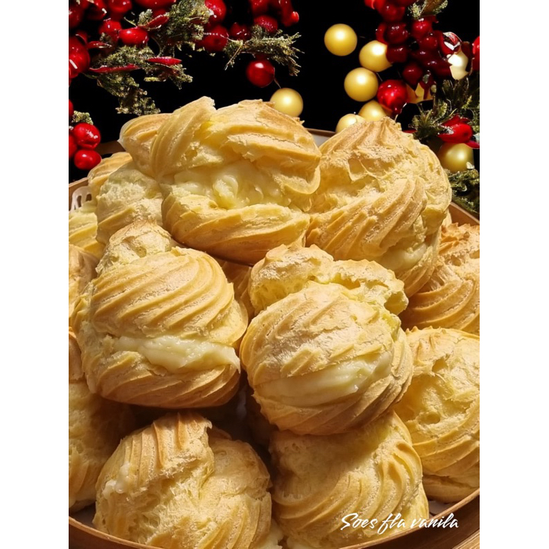 

Kue Soes Vanila Fla isi 8 PCS / kue sus