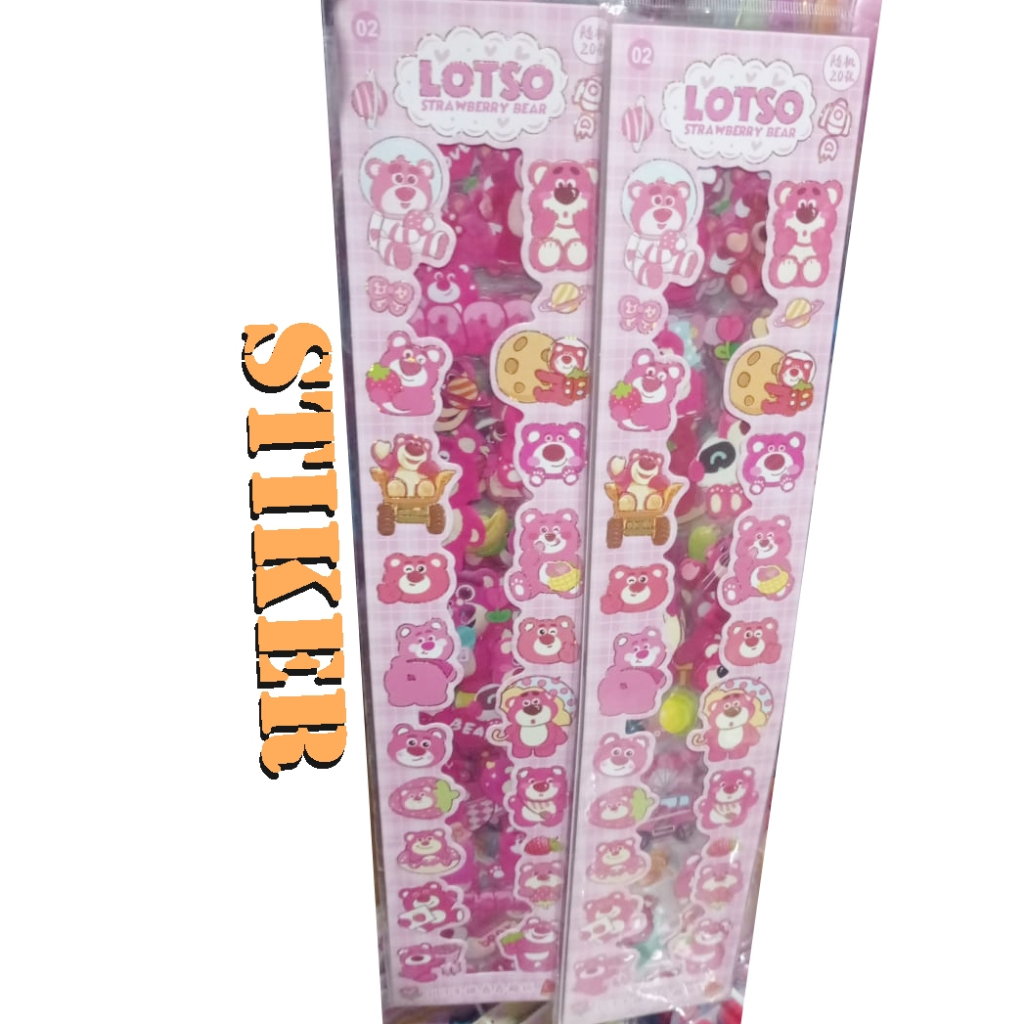 

Stiker Lotso Panjang Sticker Lotso Transparan