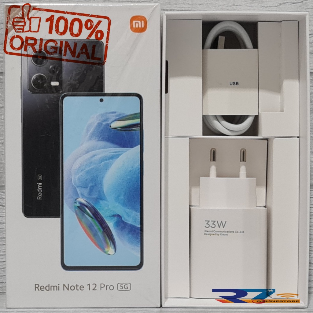 

BOX/DUS/KOTAK Xiaomi Redmi Note 12 Pro 5G (Ex.Original)