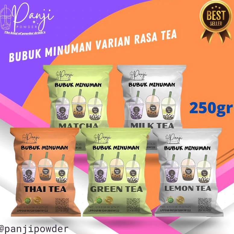 

LJ94 BUBUK MINUMAN 250 GRAM BUBUK MINUMAN RASA BUBUK MINUMAN BOBA BUBUK BOBA MINUMAN BUBUK SERBUK MINUMAN BOBA POWDER MINUMAN BUBUK RASA MINUMAN KEKINIAN POWDER MINUMAN TARO AVOCADO COKLAT CAPPUCINO RED VELVET GREEN TEA THAI TEA MATCAH 64