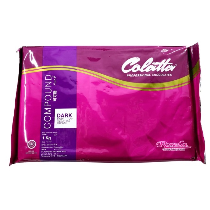 

86 Colatta Dark Compound 1kg / Colatta Coklat Batang Dark 1kg 75