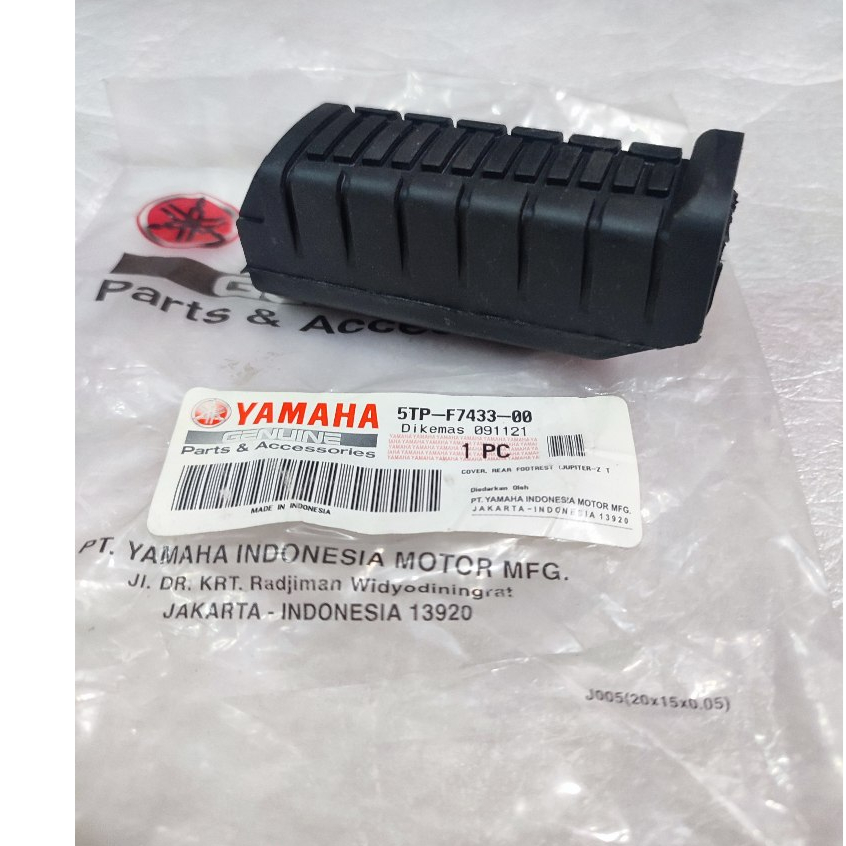 KARET STEP FOOTSTEP BELAKANG MIO SPORTY 2006-2007 5TP-f7433-00 ORIGINAL