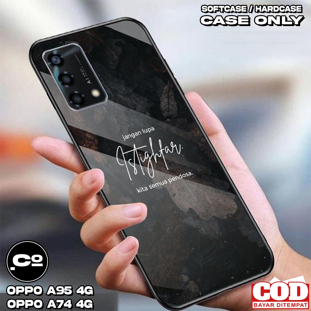 Case OPPO A95 4G / OPPO A74 4G - Casing OPPO A95 4G / OPPO A74 4G  [ QTS ] Silikon OPPO A95 4G / OPP