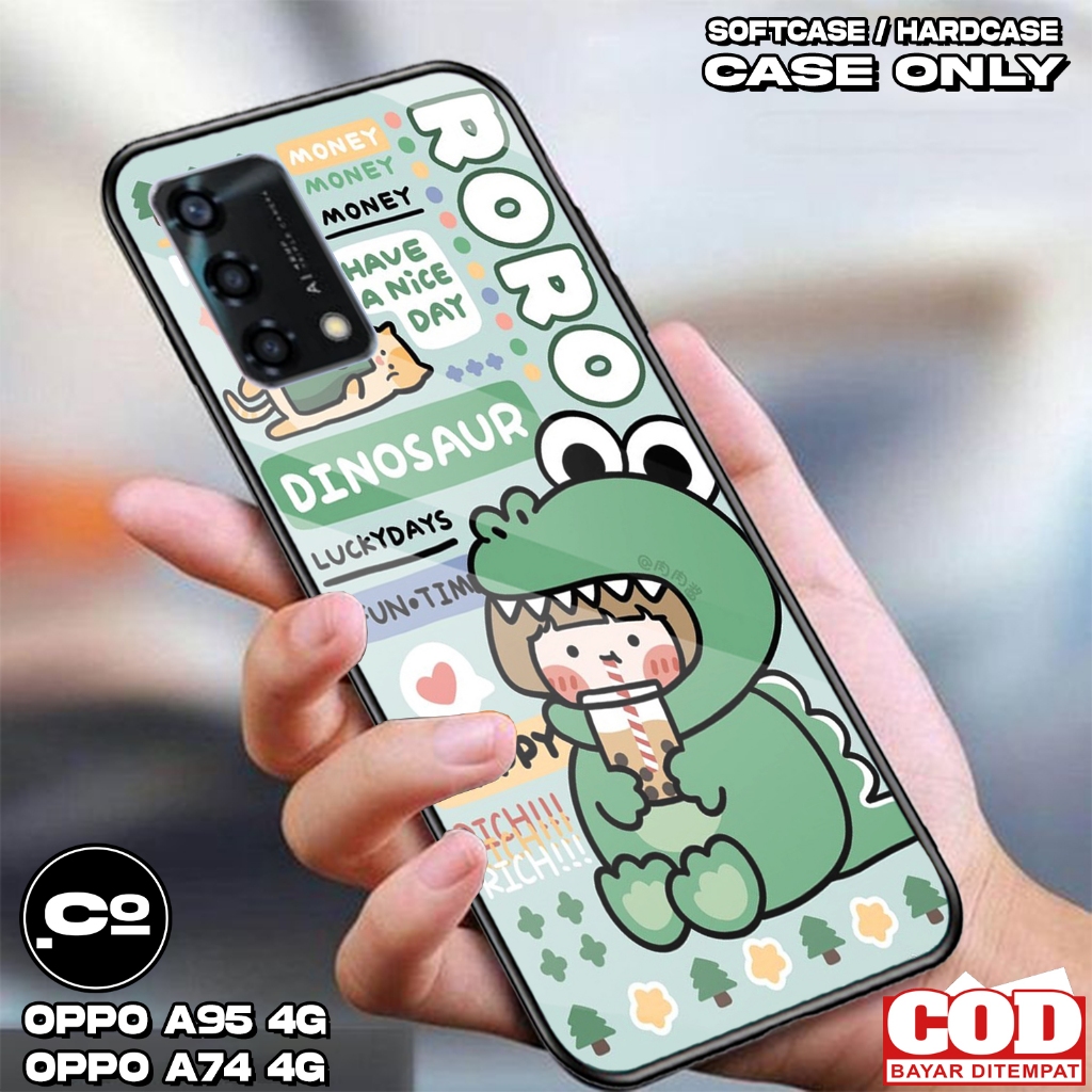 Case OPPO A95 4G / OPPO A74 4G - Casing OPPO A95 4G / OPPO A74 4G  [ RJ ] Silikon OPPO A95 4G / OPPO