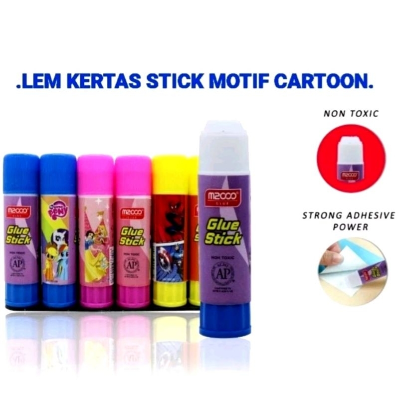 

Lem kertas motif cartoon lucu / glue stick / lem kertas