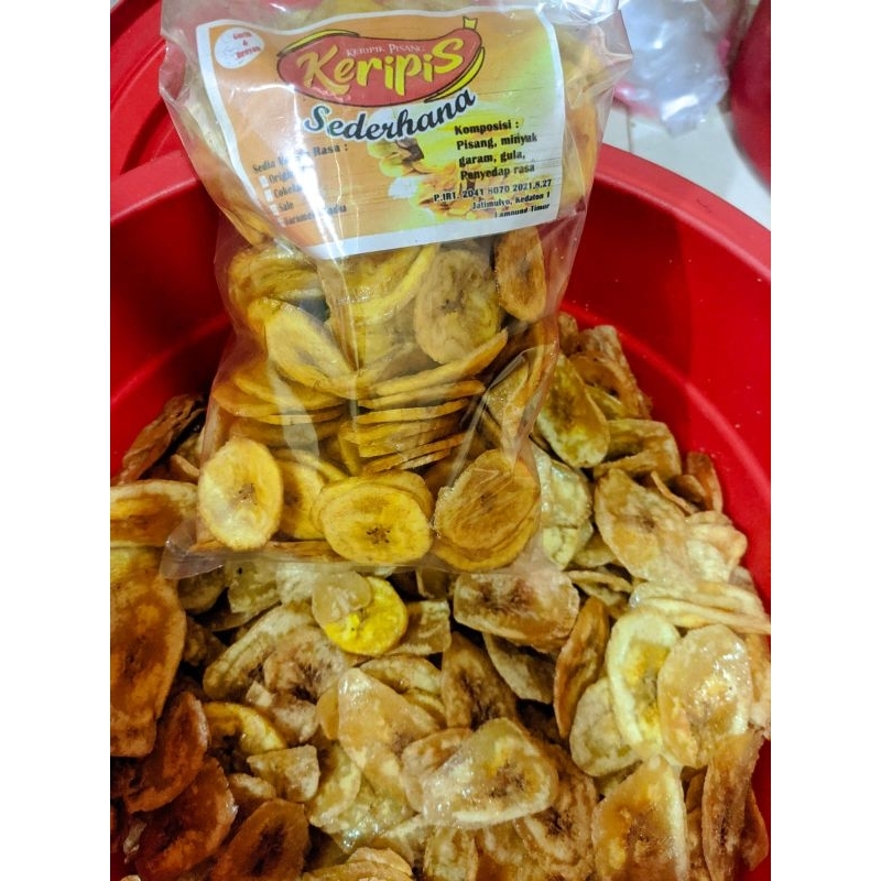 

Keripik Pisang Karamel Madu