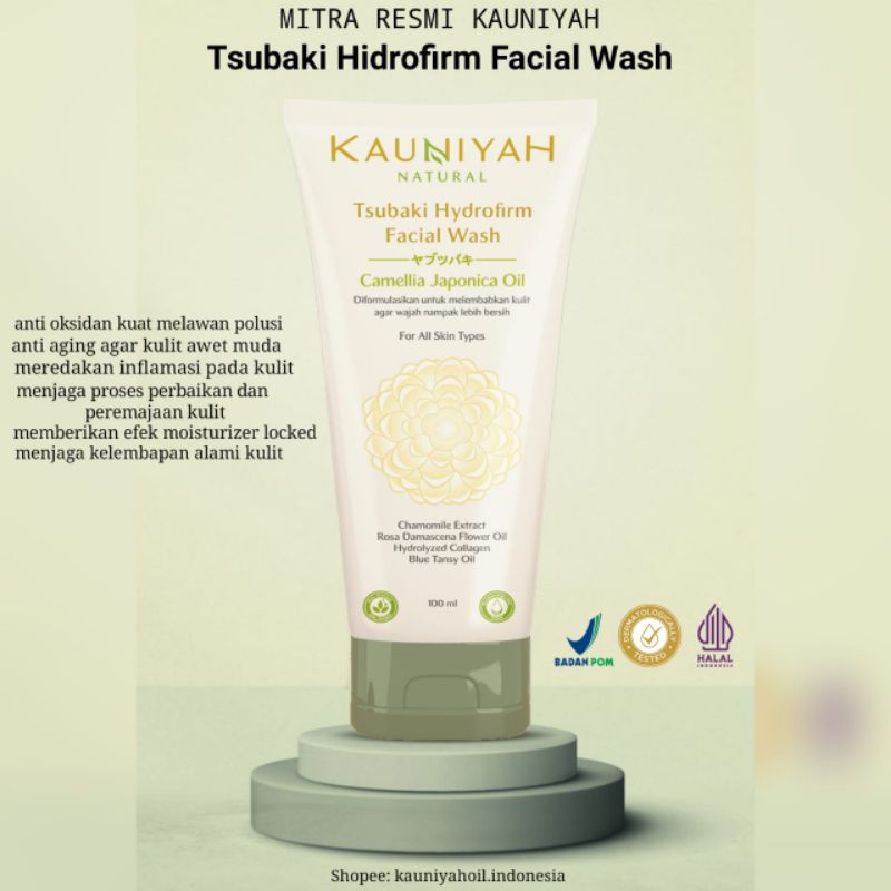 Tsubaki Hydrofirm Facial Wash / kauniyah skincare / Facial wash