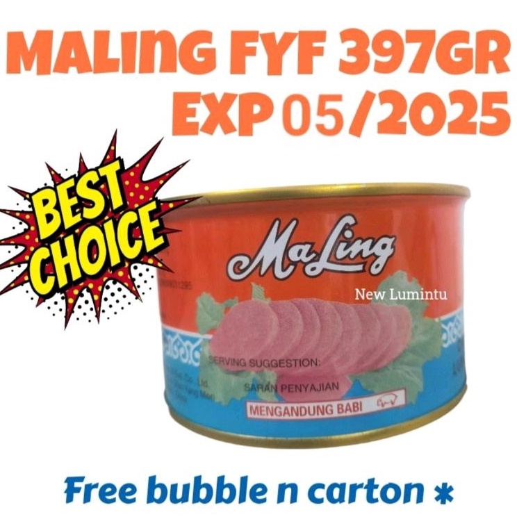 

[♛X98/] Maling FYF pork ham ujanruk kemasan 397 gr Discount