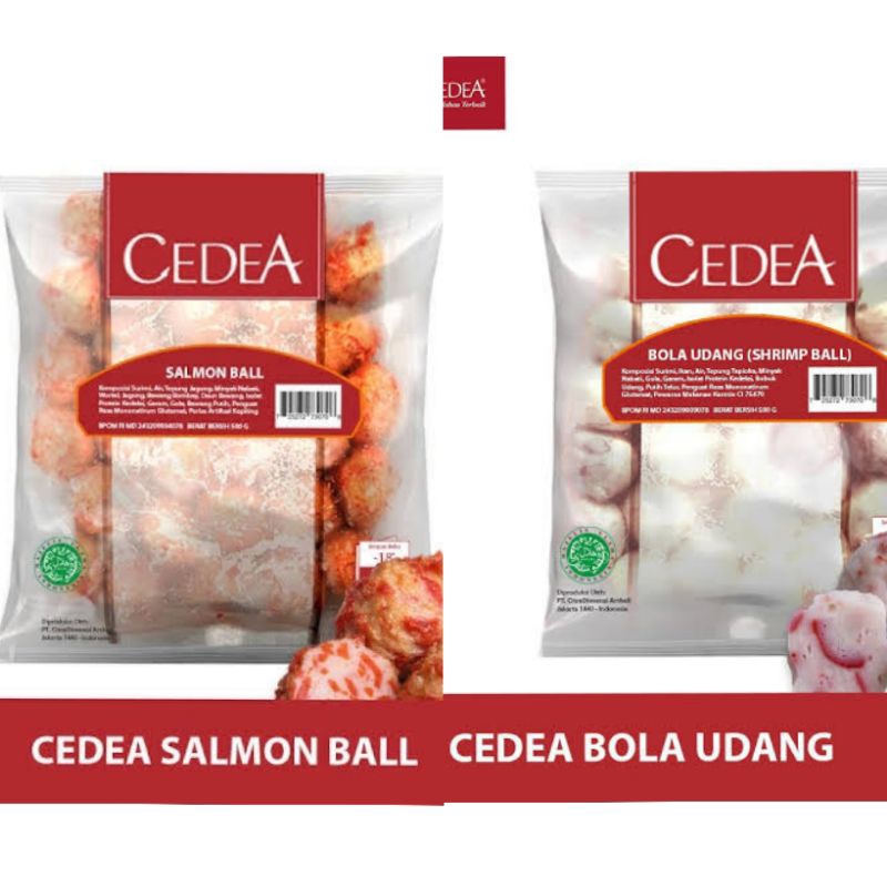 

Cedea Salmon Ball 500gr/Cedea/Bakso Salmon/Cedea Bakso Salmon/Baso Salmon/Cedea Bola Salmon