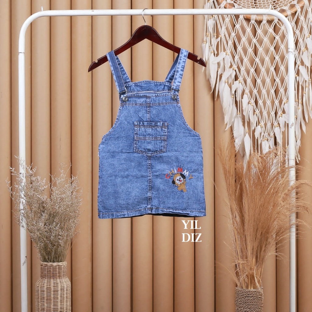 Overall Rok Jeans anak/baju kodok anak/overall jeans anak perempuan