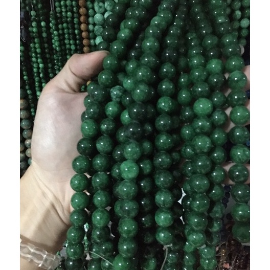 NGPT5248 GROSIR bahan batu giok burma 12mm natural