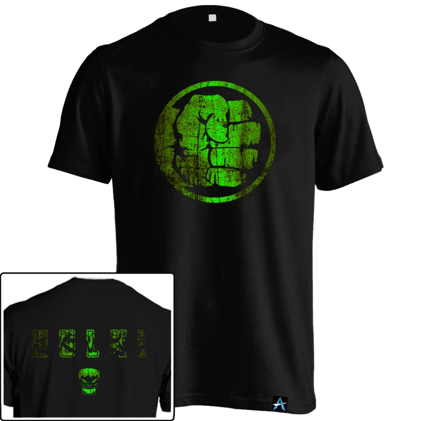Kaos Hulk HER-83 Baju Logo Superhero Avengers Dewasa