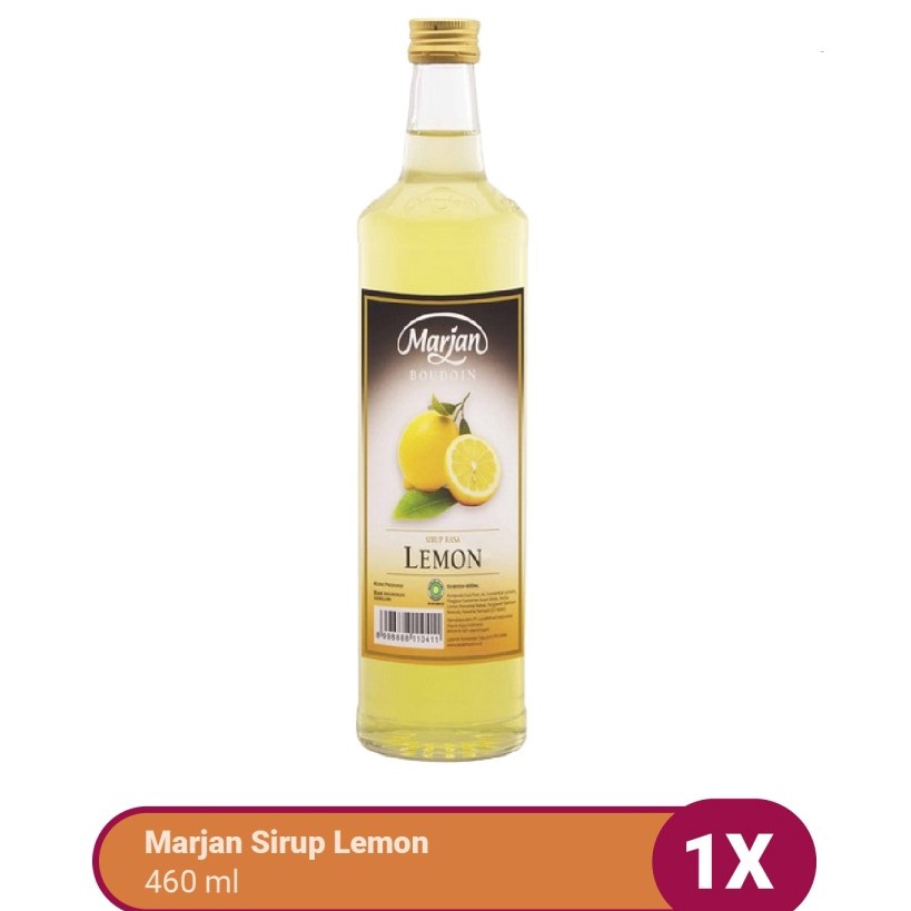 

[KODE EE9ST] SYRUP MARJAN BOUDOIN SIRUP LEMON 460ML