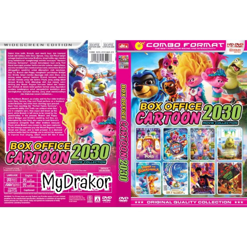 kaset film Box Office Cartoon Movie Collection volume 2030