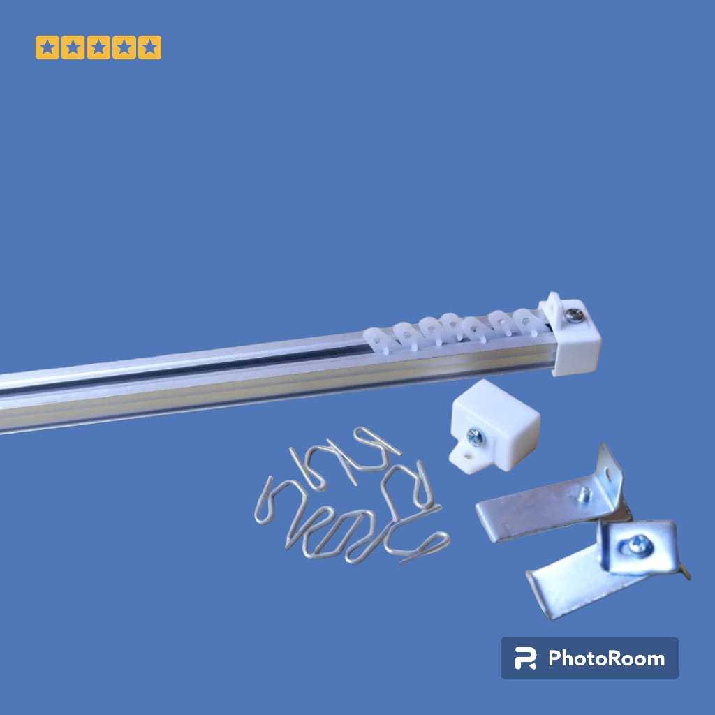 Besi gorden rel almunium ukuran 150.cm besi gorden jendela