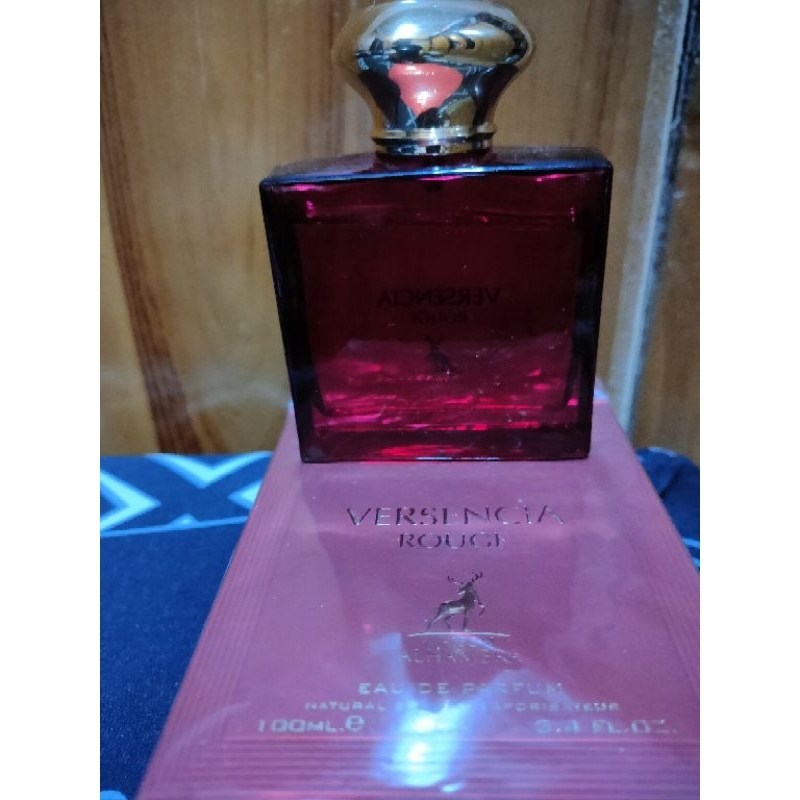 preloved parfum versencia rouge maison alhambra