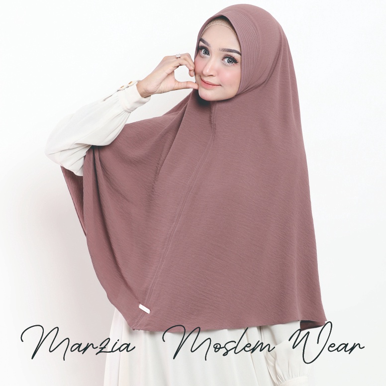 Serbuu 𝗠𝗮𝗿𝘇𝗶𝗮 - HIJAB PET XL CRINKLE NON TALI/JILBAB/KERUDUNG JUMBO CRINKLE PET XL NON TALI