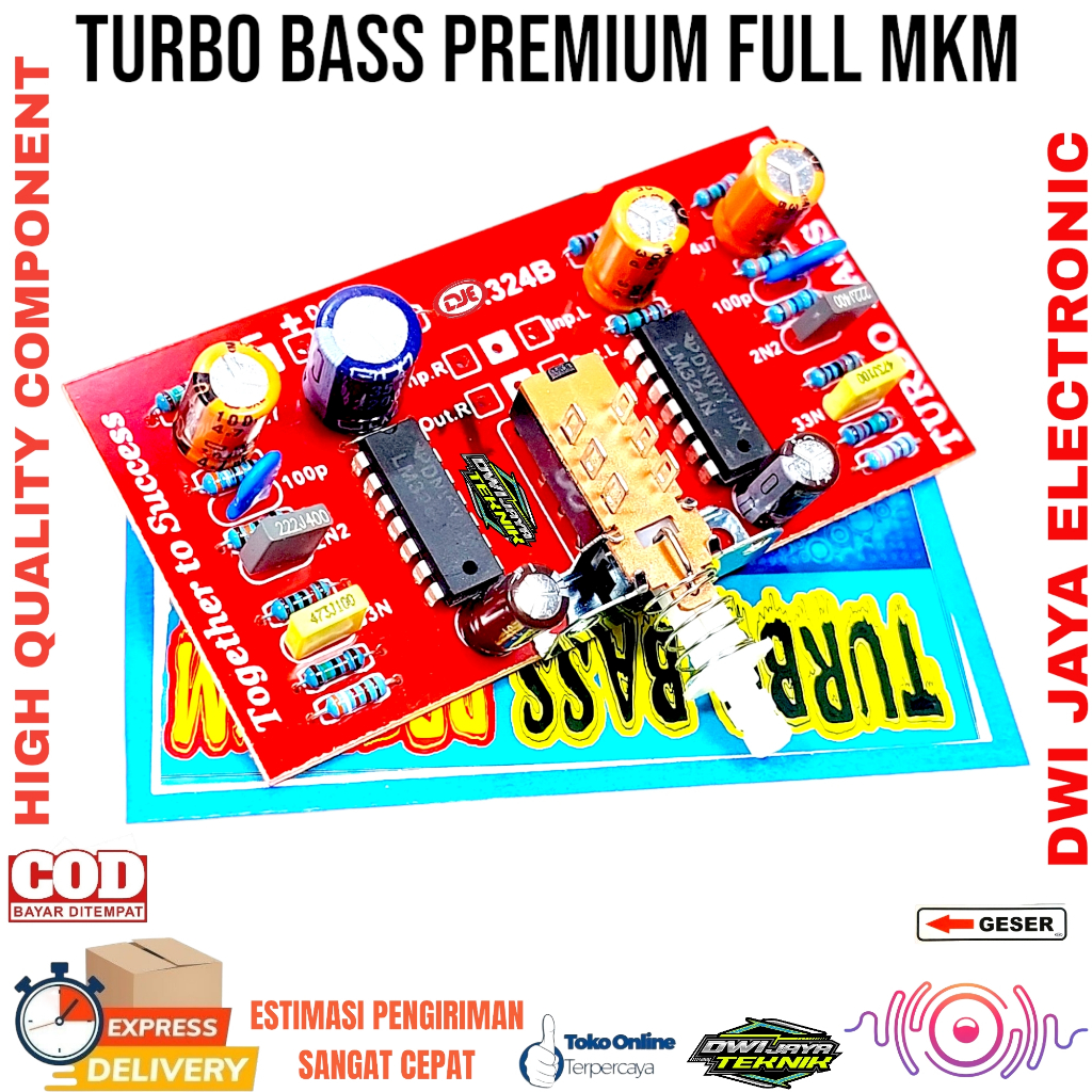 Kit Turbo Bass Penambah Bass Premium Full MKM