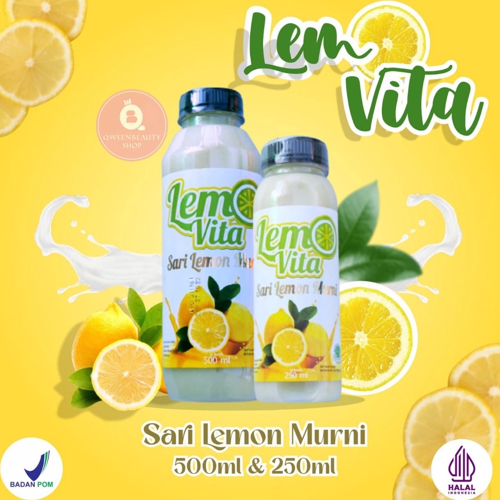 

WZ52 [BPOM] LEMOVITA Sari Lemon Murni Jus Lemon 100% Murni Jus Diet Buruan Beli ̿̿