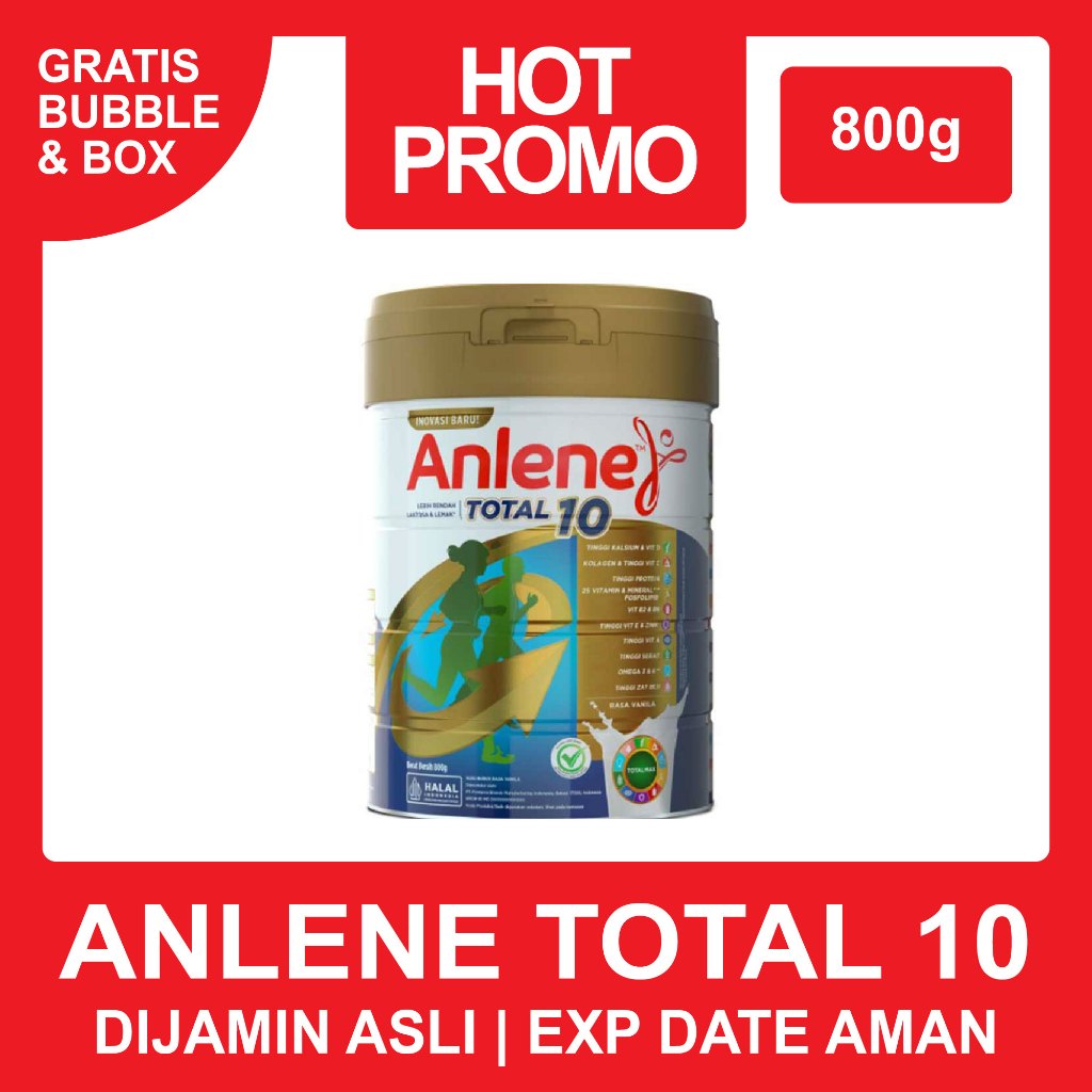 

Anlene Total 10 Vanila 800g Susu Bubuk Dewasa