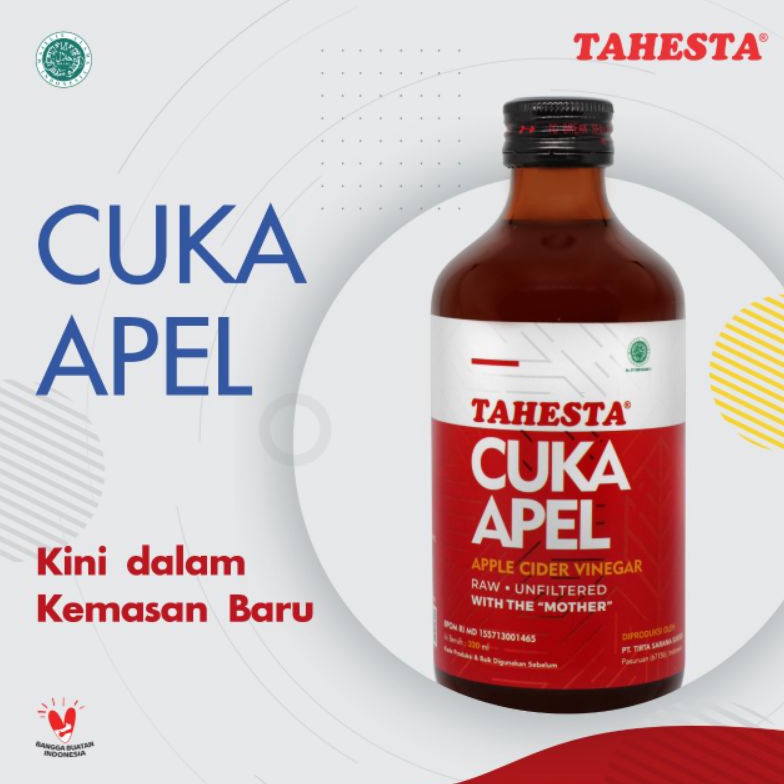

[HKZ72] Cuka Apel TAHESTA 320ml Pasti Murah
