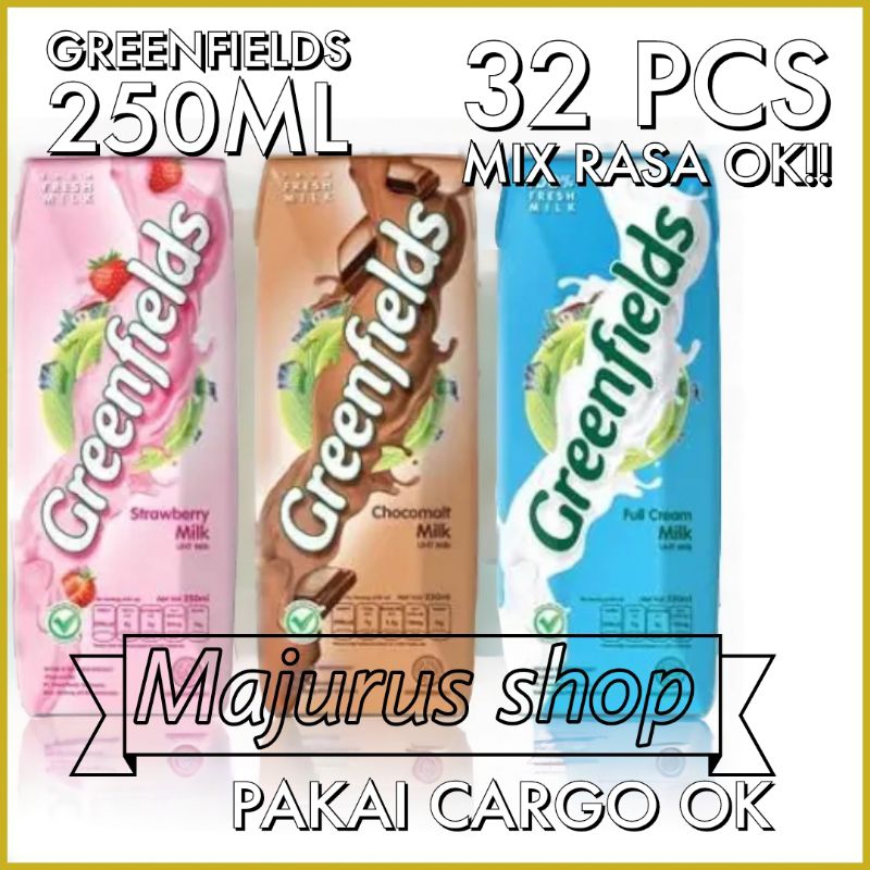 

CARGO-Susu uht Greenfields 250ml - [1 Dus/32 pcs]