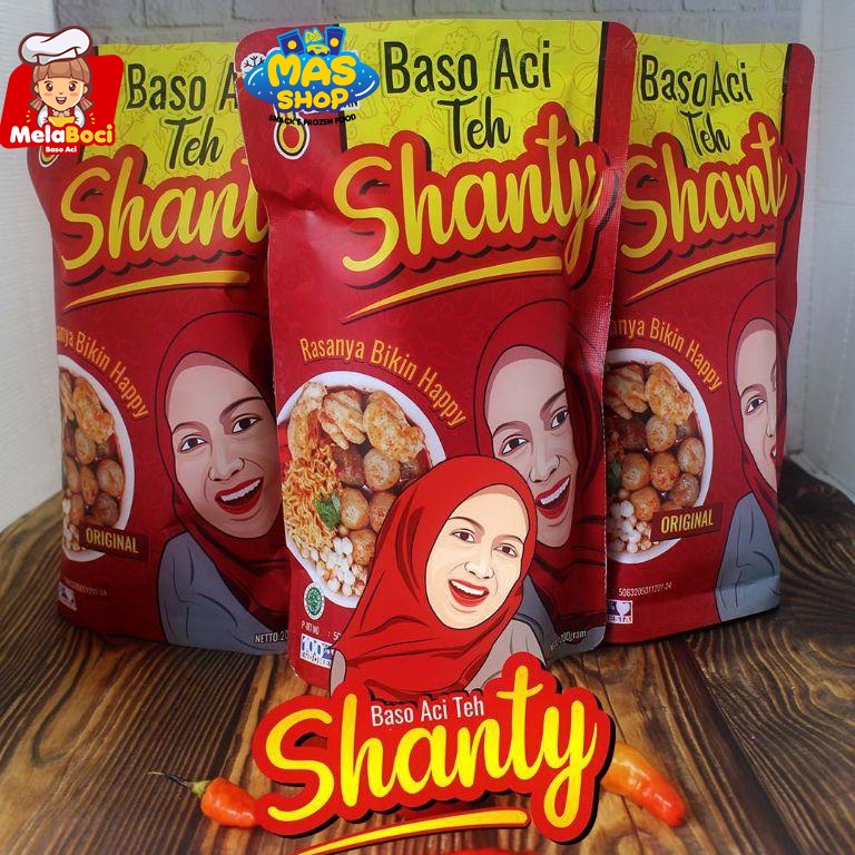 

8.8 FLASH SALE BOCI TEH SHANTYTulang Rangu Baso Aci Teh Shanty ORIGINAL pedas terasi Baso Kampung Bakso Aci Teh Shanty Boci cabe tabur