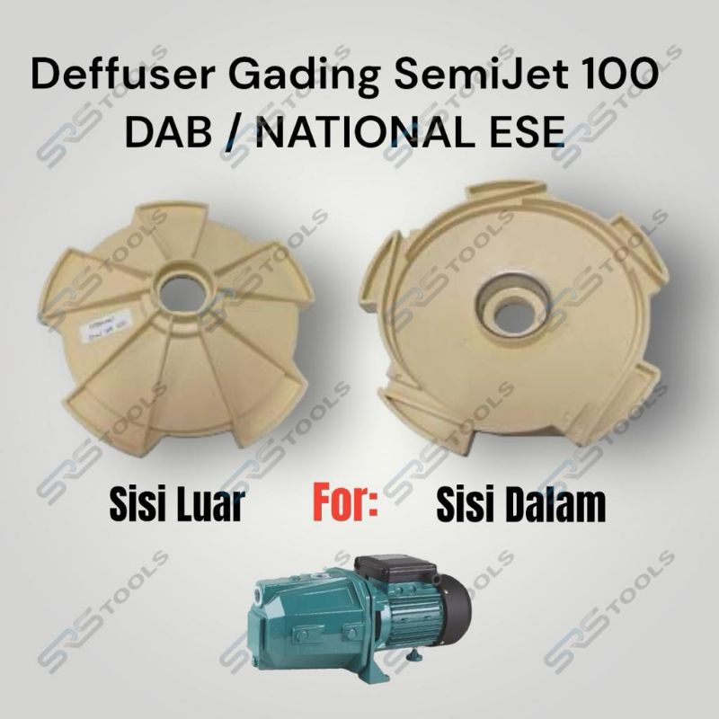 Defuser / Diffuser / Deffuser Semi Jet 100 / Sparepart Pompa Air Semijet