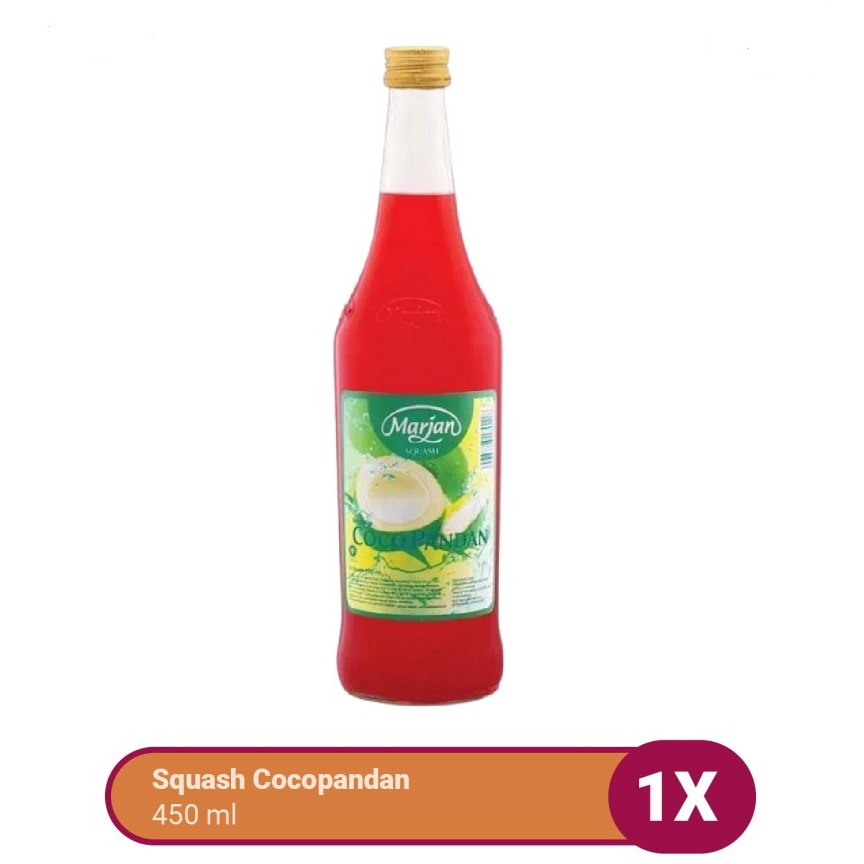 

[9HI] SIRUP MARJAN SQUASH COCOPANDAN 450ML 5252