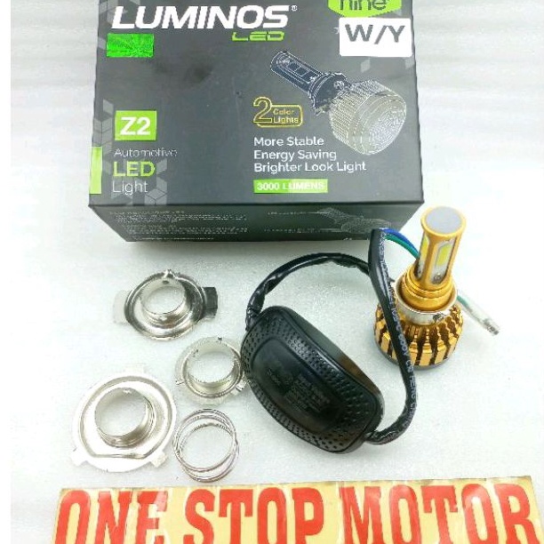 HARGA TERMURAAH Depan LED LuminosLed Z2 2 Warna Putih Kuning Semua Motor
