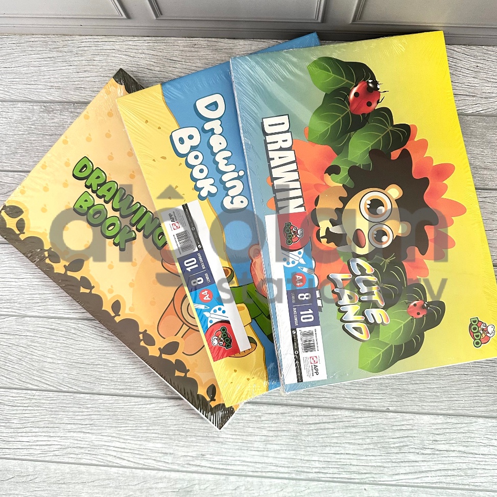 

✦ SATU PACK ( 10 PCS x 8 LEMBAR ) Buku Gambar A4 Dodo Diskon